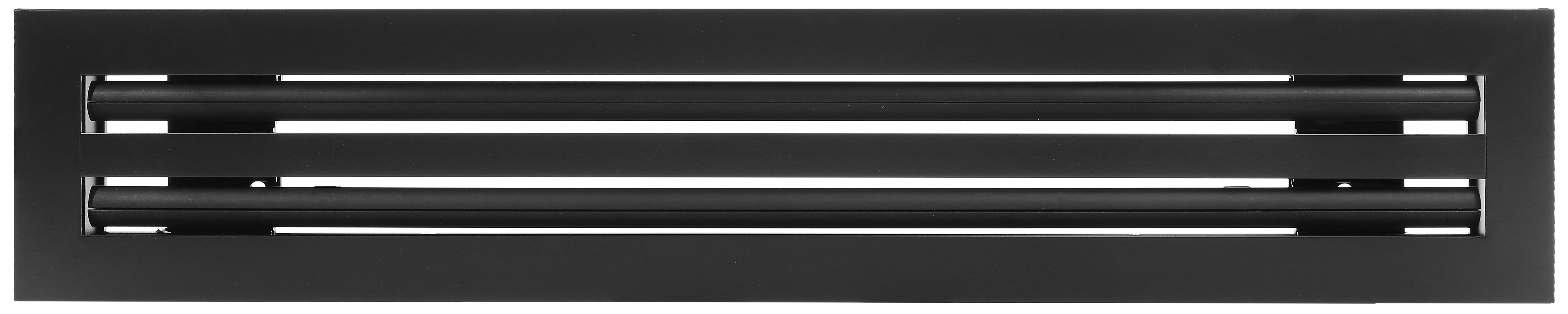 16" 2-Slot High-Flow Linear Slot Diffuser | Black Modern Vent Cover ...