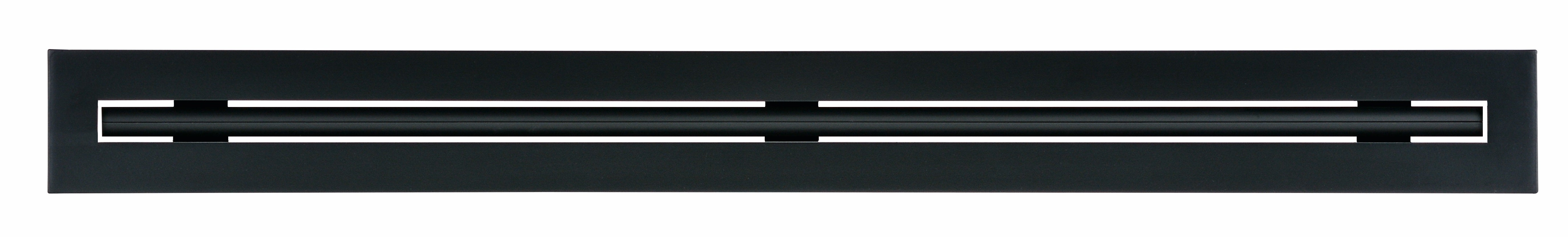 48" High Airflow Linear Slot Diffuser | Black Modern Vent Cover ...