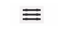 Load image into Gallery viewer, Front view of a white 8x6 inch 3-slot linear diffuser with 25mm openings for high airflow in commercial HVAC systems

