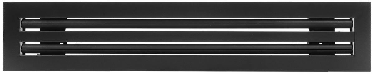 Linear slot diffusers in black - 2 slots modern air vent cover - ships with Canada and USA