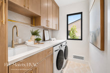 Load image into Gallery viewer, Modern single horizontal air grille vent cover designed to replace traditional HVAC registers, providing a clean architectural appearance and efficient airflow for wall and ceiling applications.
