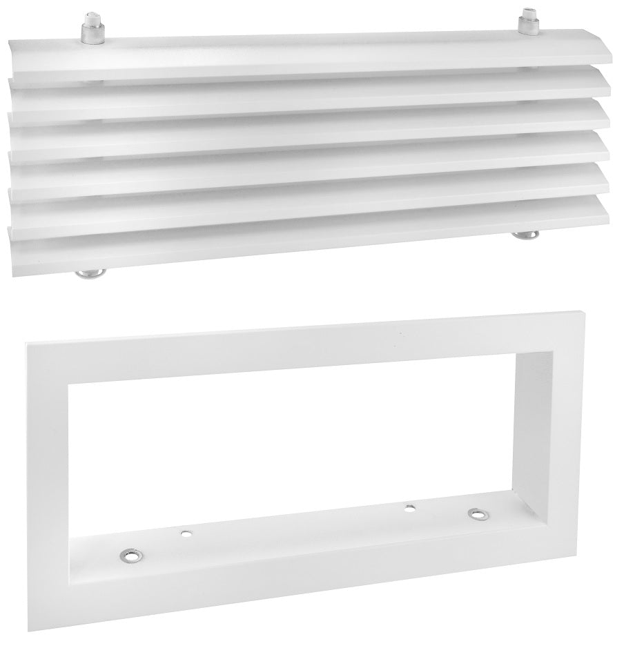 Air vent covers - Linear Bar Grille HVAC Diffusers with removable core - 30 degree deflection - ships within Canada and USA