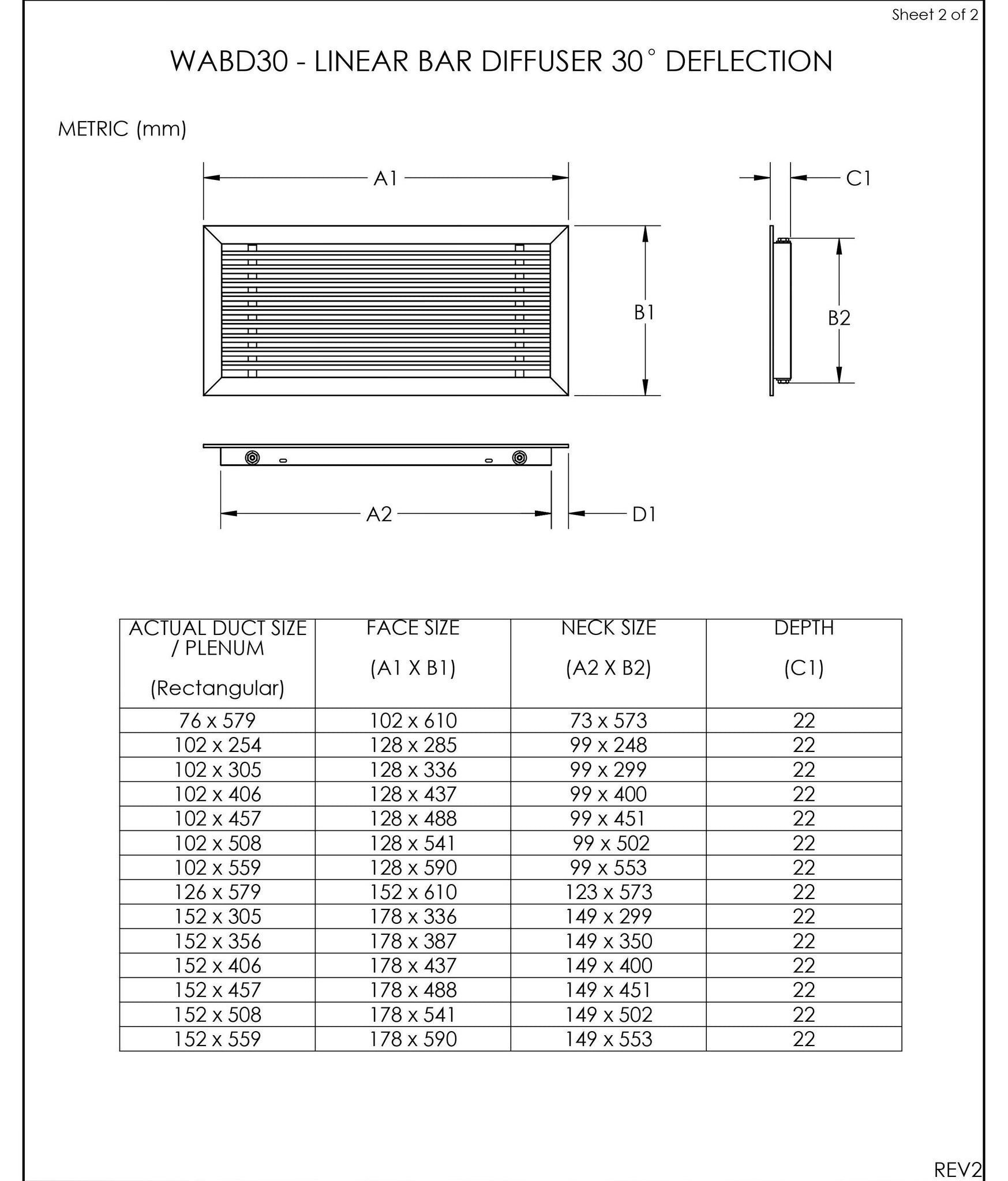 22x4 Linear Bar Grille / Supply & Return Air Grille - (0 Degree Defle –  Linear Air Diffusers