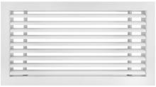 Load image into Gallery viewer, 6x12&quot; Linear Bar Grille Air Vent Cover with Removable Core - (30 Degree Deflection)
