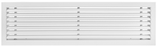 Load image into Gallery viewer, 22 3/4 x 3&quot; Linear Bar Grille Air Vent Cover (30 Degrees Deflection)
