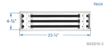 Load image into Gallery viewer, 24&quot; Linear Slot Diffuser HVAC modern air vent cover
