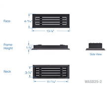 Load image into Gallery viewer, 12x4&quot; Linear Slot Diffuser HVAC air vent cover
