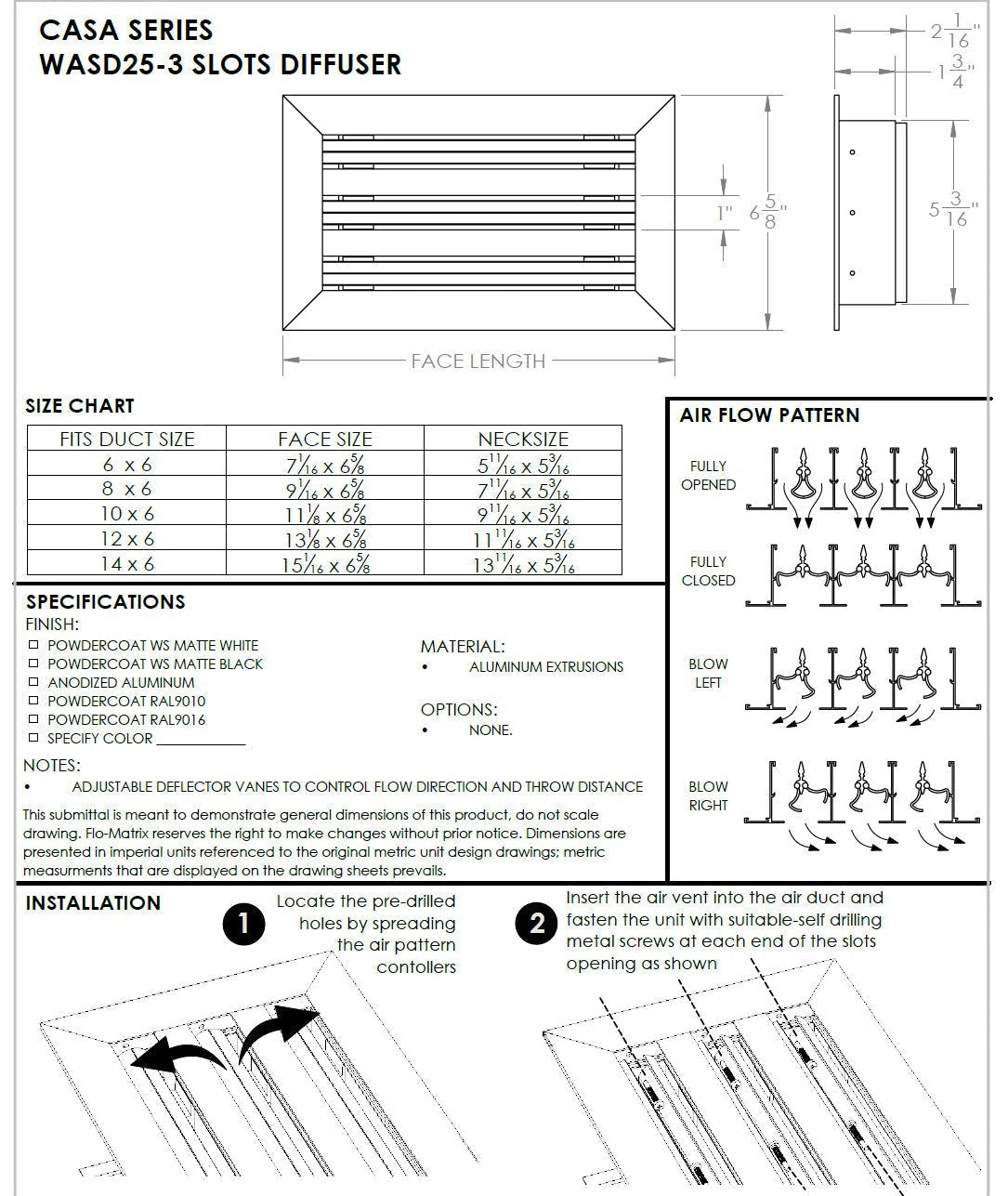 Supply Air Grille with Two Rows Adjustable Blades - Sivent Official Website