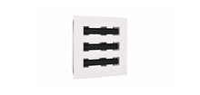 Load image into Gallery viewer, 6x6&quot; standard linear slot HVAC modern air vent cover
