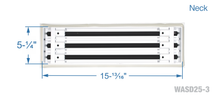 Load image into Gallery viewer, 16&quot; Linear Slot Diffuser HVAC modern air vent cover
