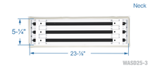 Load image into Gallery viewer, 24&quot; Linear Slot Diffuser HVAC modern air vent cover 
